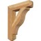 Ekena Millwork Funston Craftsman Rough Sawn Bracket, Western Red Cedar, 4"W x 20"D x 24"H BKT04X20X24FST04RWR - alternate 1